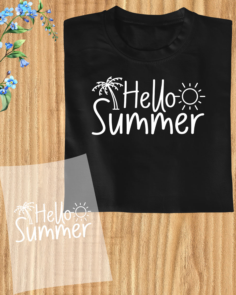 Hello Summer Trendy DTF Transfer Film