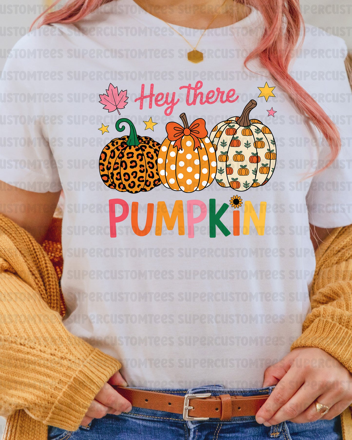 Hey There Pumpkin Fall DTF Transfer