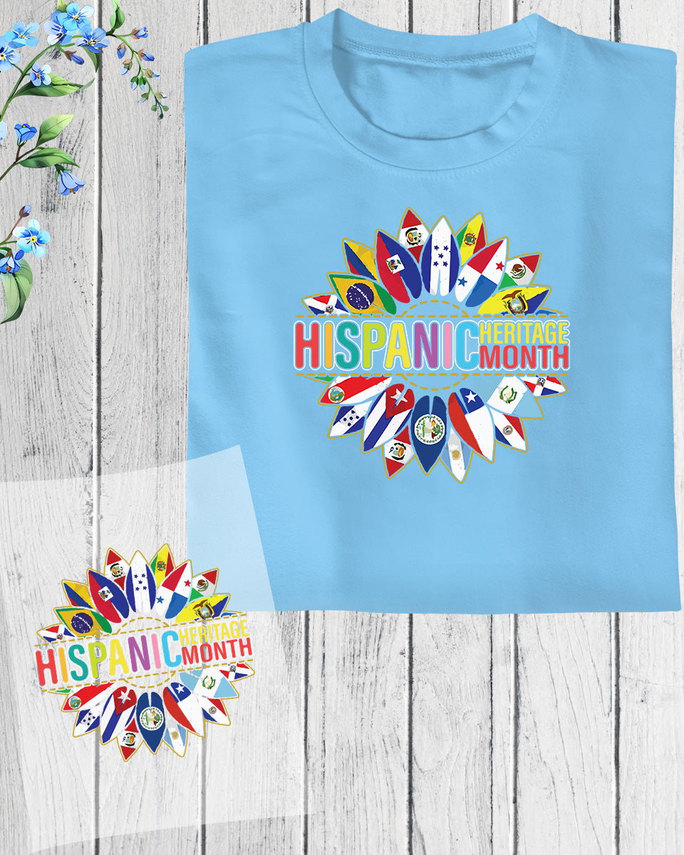 Hispanic Heritage Month DTF Transfer Film