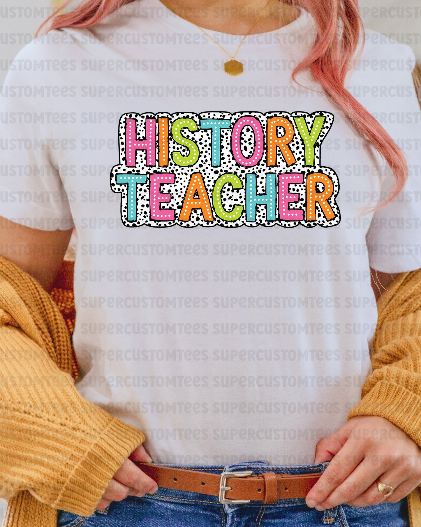 History Teacher DTF Transfer Ready to Press