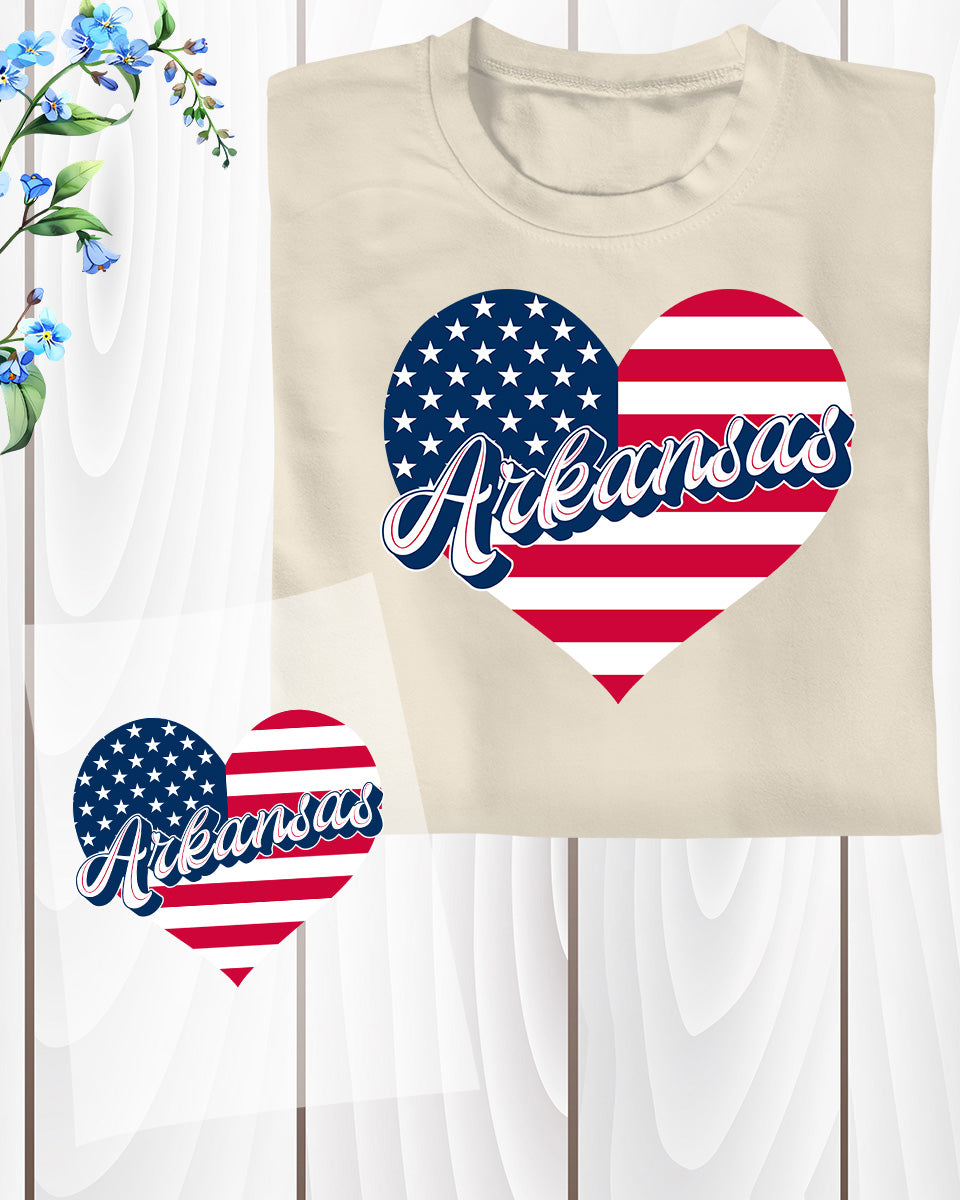 Arkansas DTF Printing Transfer Sheet