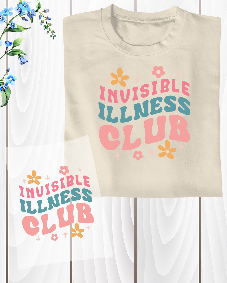 Invisible Illness Club DTF Transfer Film