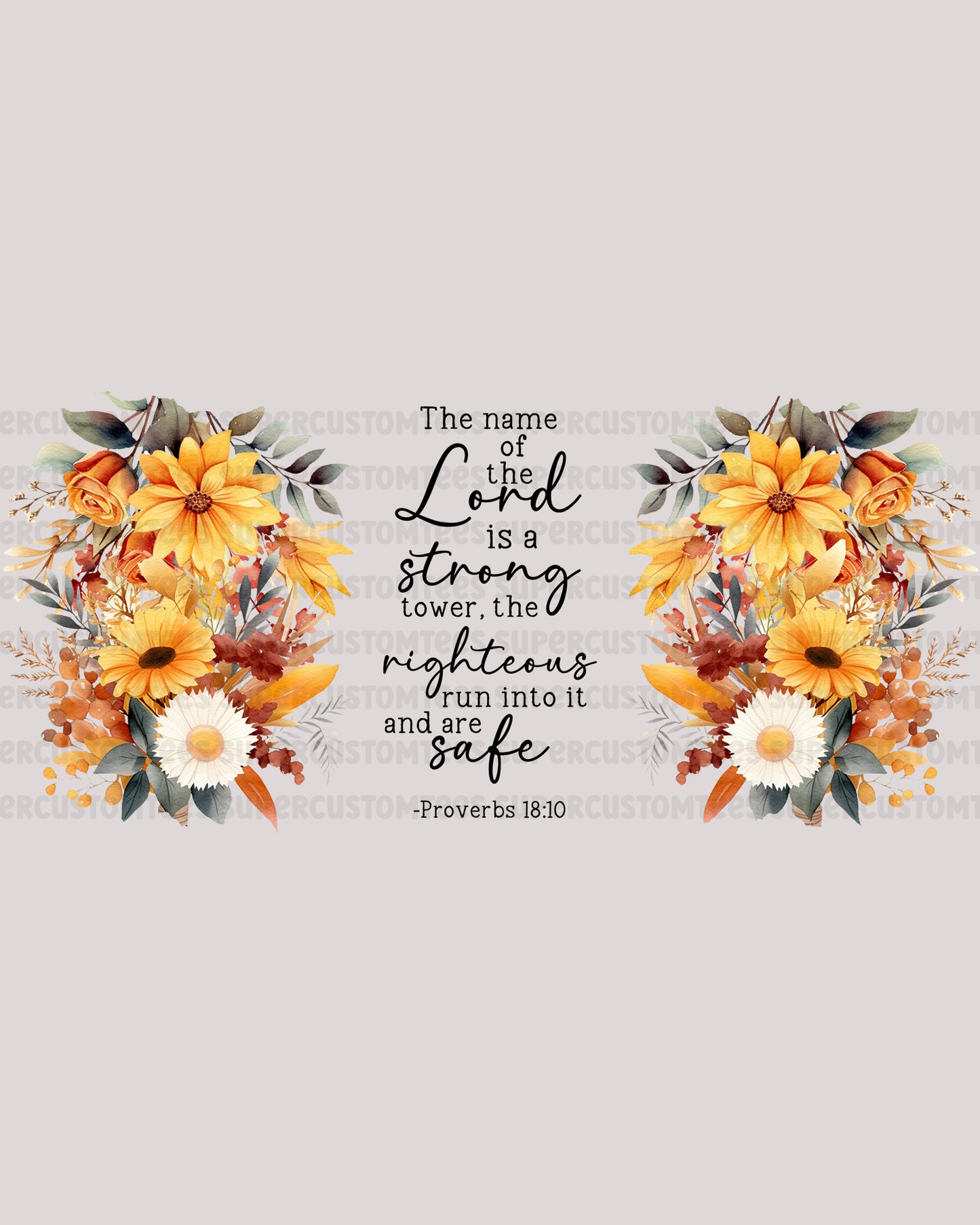 Inspirational Christian Tumbler UV sticker
