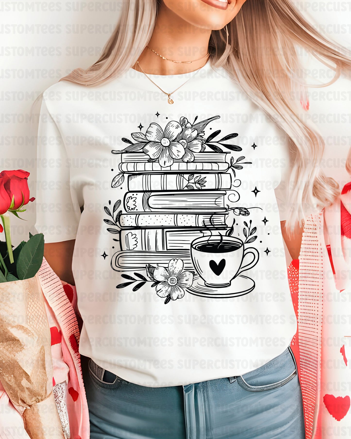 Inspired Book Lover DTF Transfer