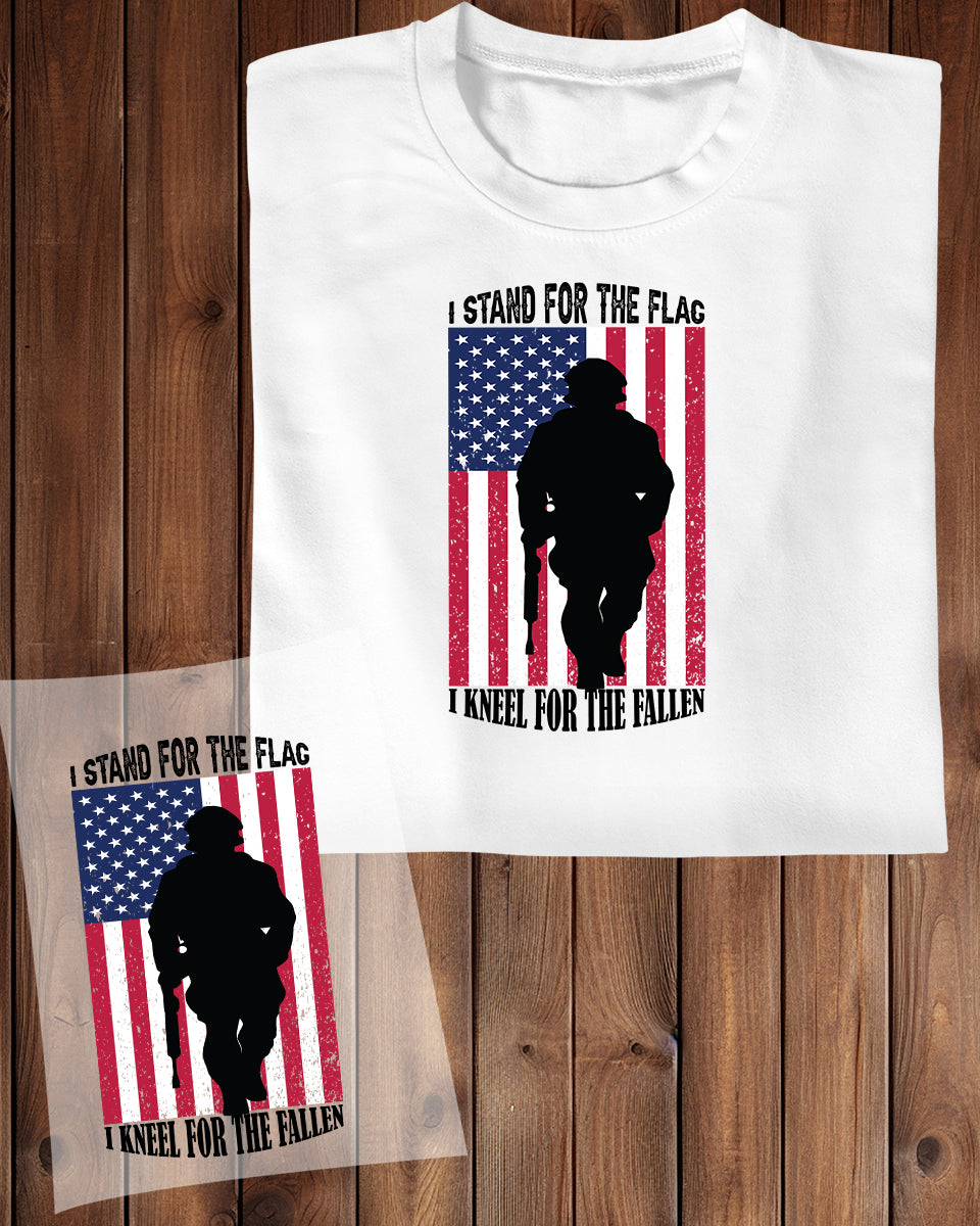 I Stand for The Flag DTF Transfer Film