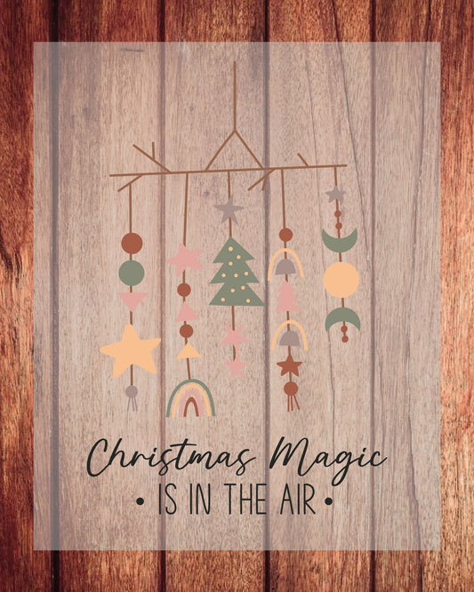 Christmas Magic is In The Air DTF Transfer Film