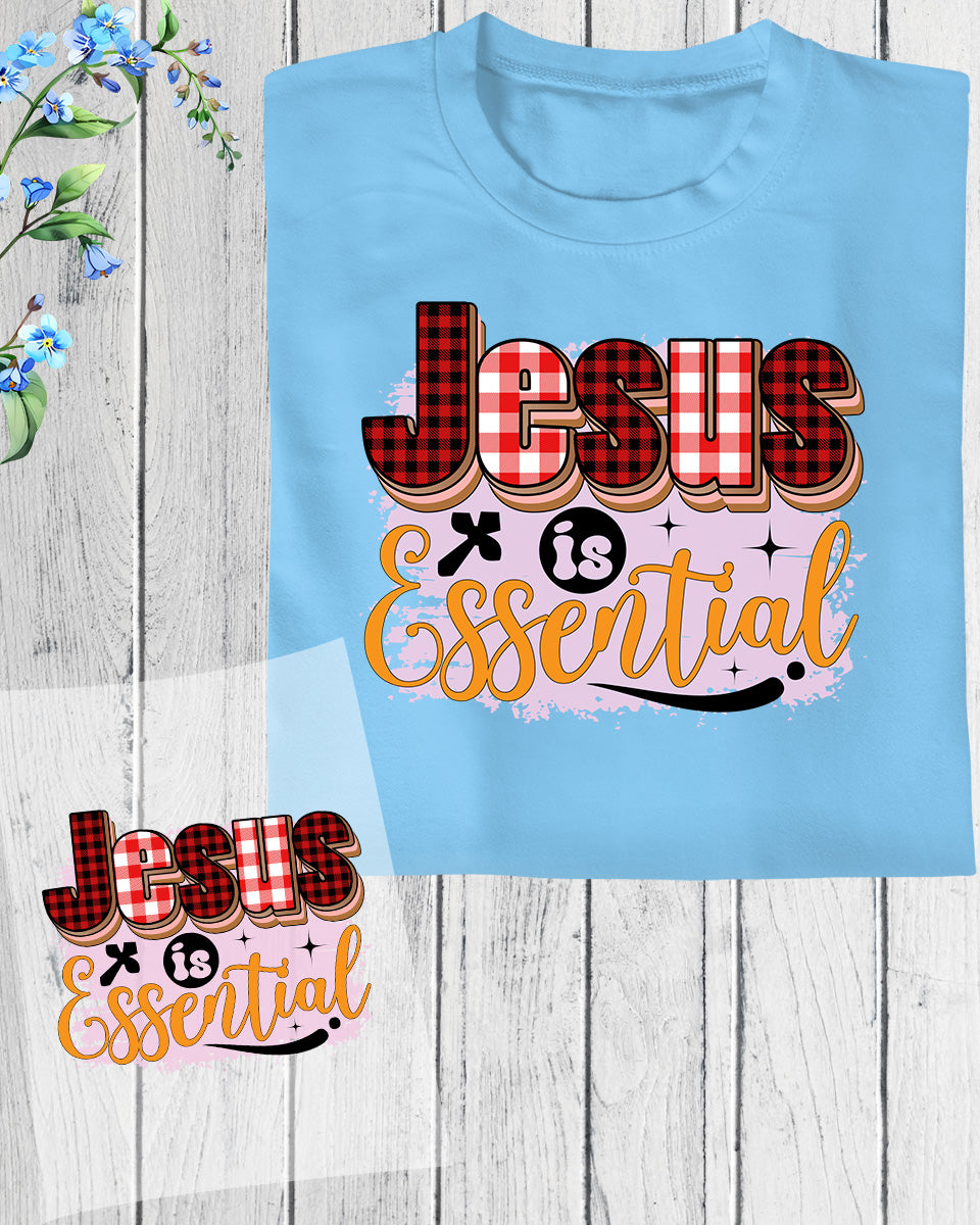 Jesus is Essential Christian DTF Transfer Film