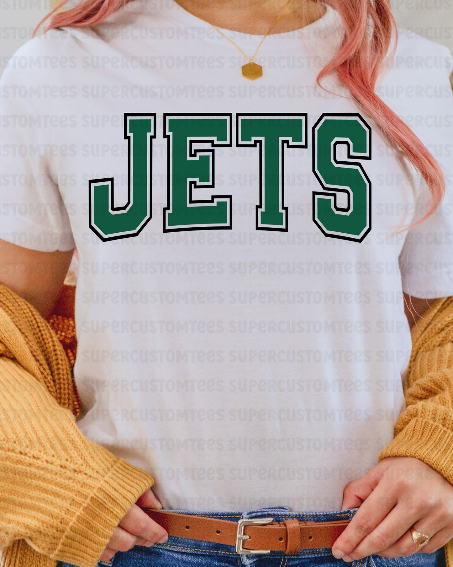 Jets DTF Transfer Ready to Press