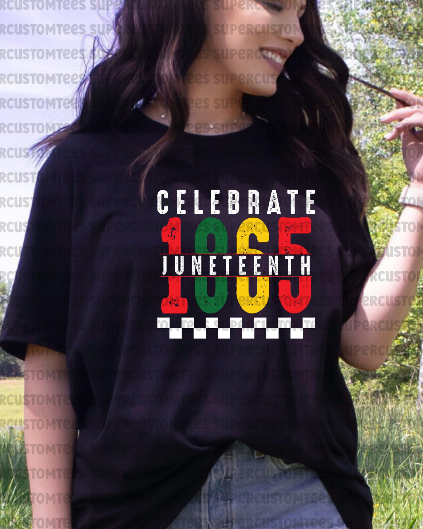 Juneteenth Celebrate 1865 DTF Transfer