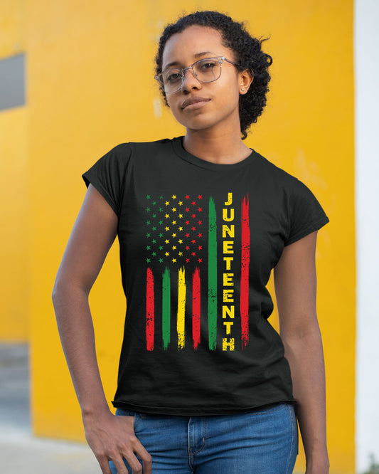 Juneteenth Clothes American Flag DTF Transfer