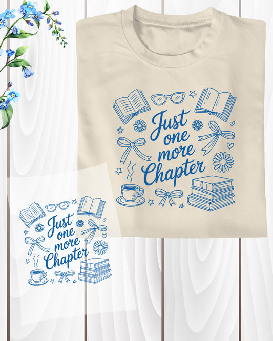 Just One More Chapter Book Club DTF Transfer