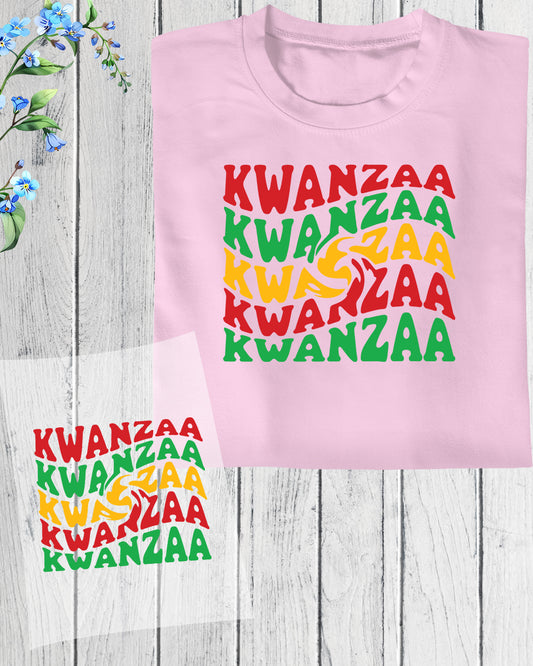 Kwanzaa Retro DTF Transfer Film