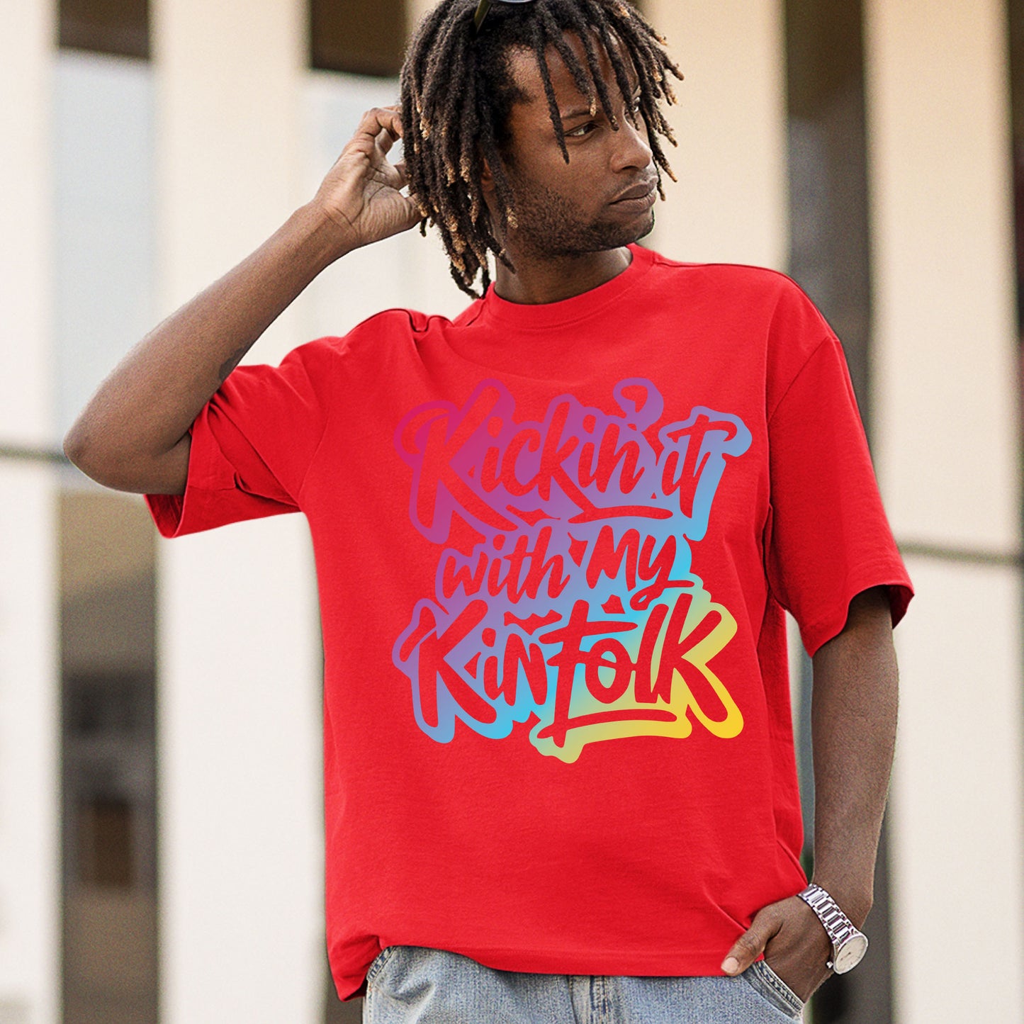 Kickin It with My Kinfolk Family Reunion Shirts