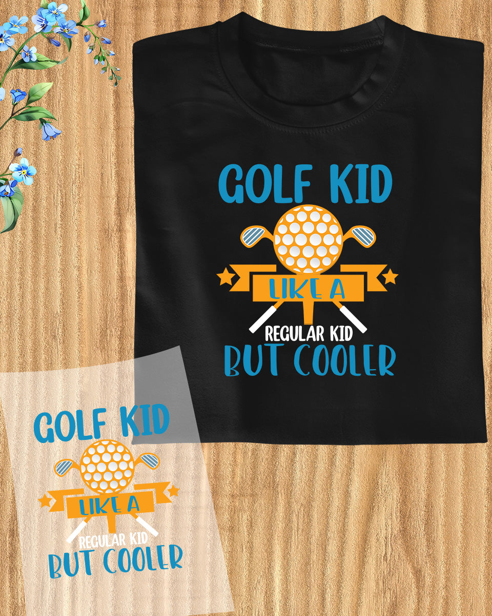 Golf Kid DTF Transfer Film