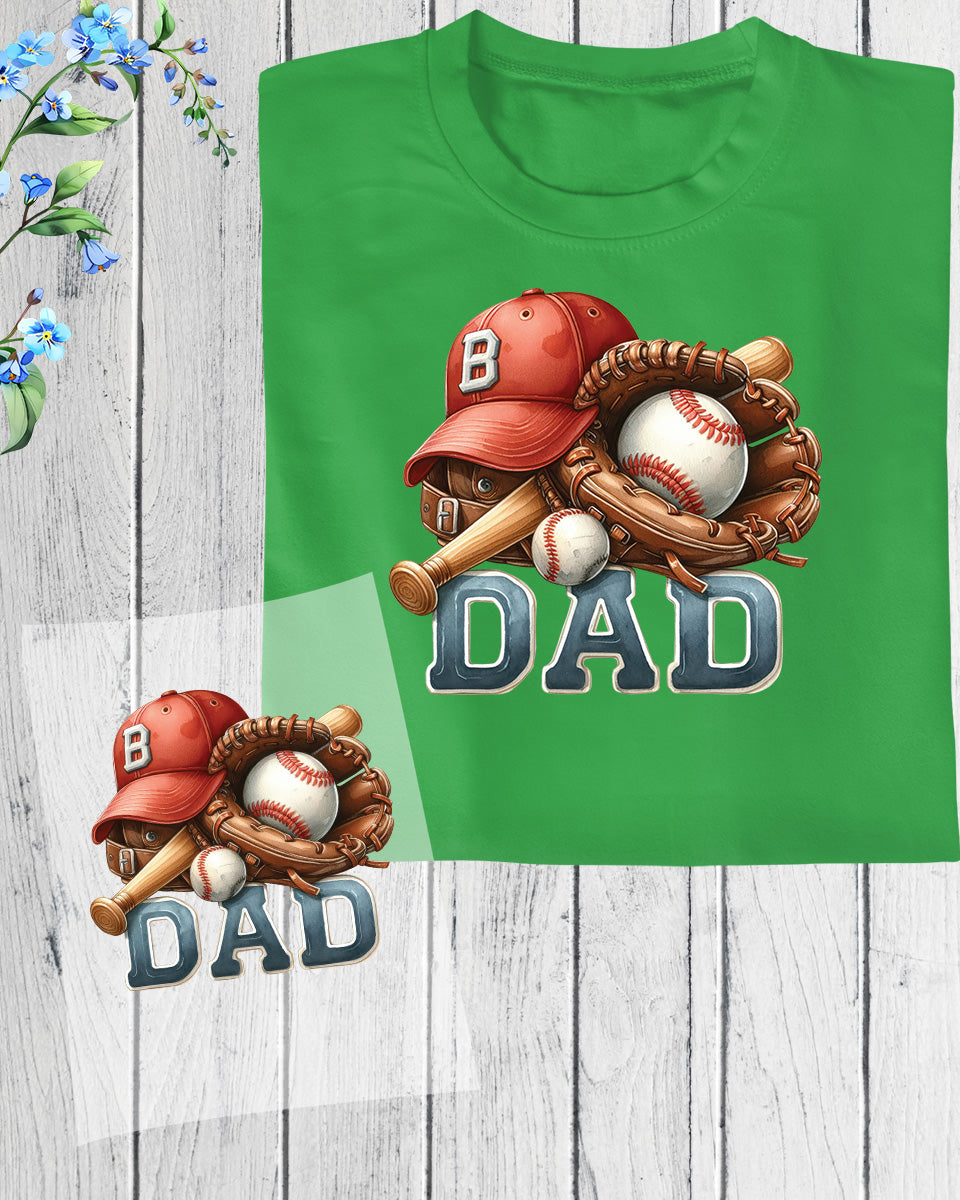 Dad Gifts Baseball DTF Transfer Film