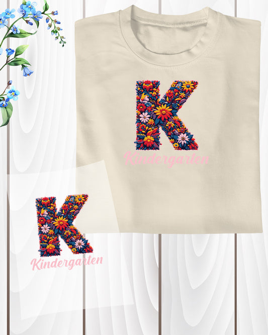 K is For Kindergarten DTF Transfer Film