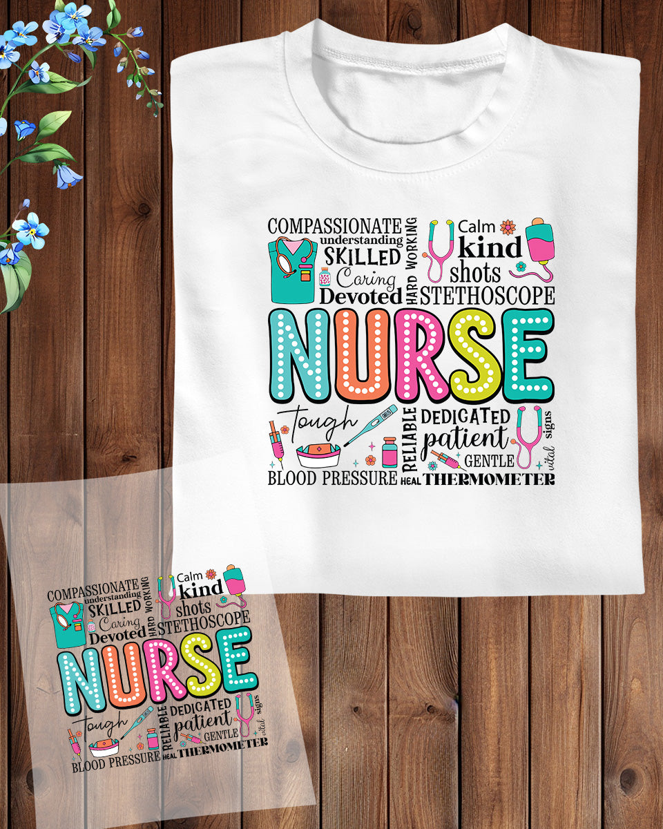 Retro Nurse Gift DTF Transfer Film (Copy)