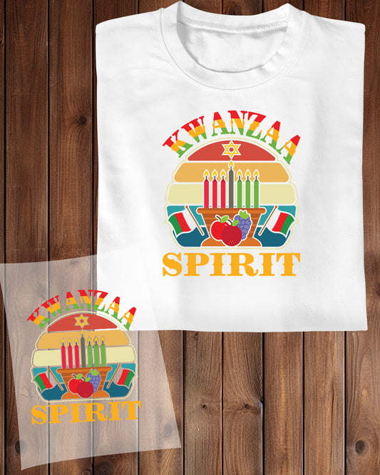 Kwanzaa Spirit DTF Transfer Film