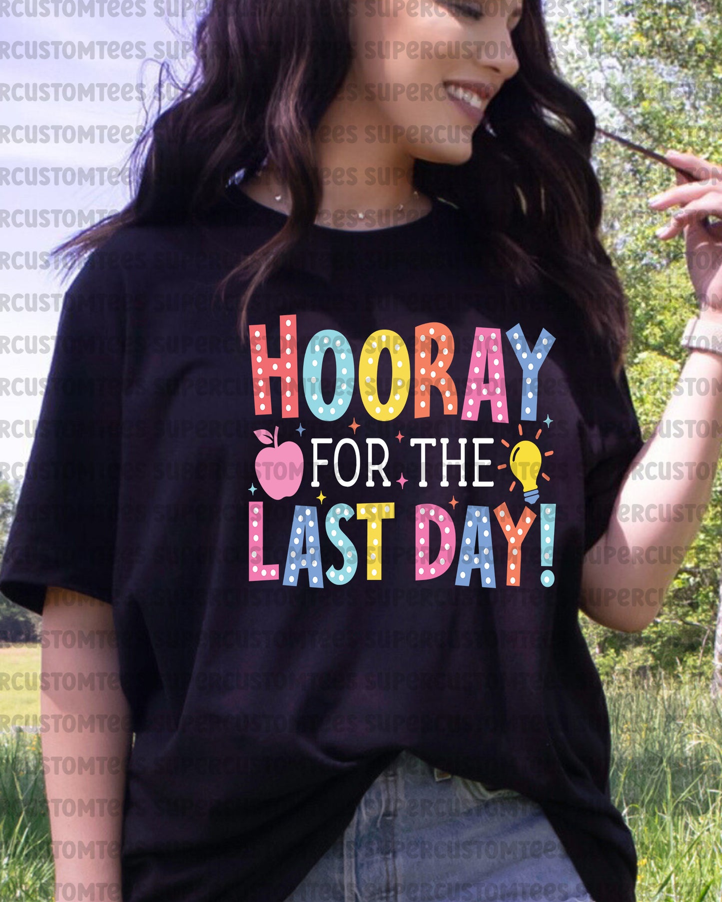 Last Day of School Heat Transfer for Shirts