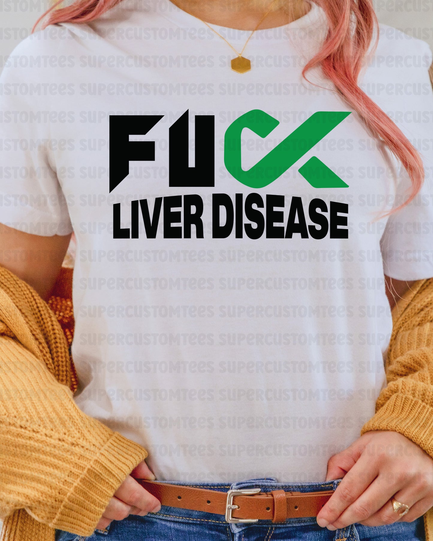 Liver Disease Awareness Heat Transfer for Shirt