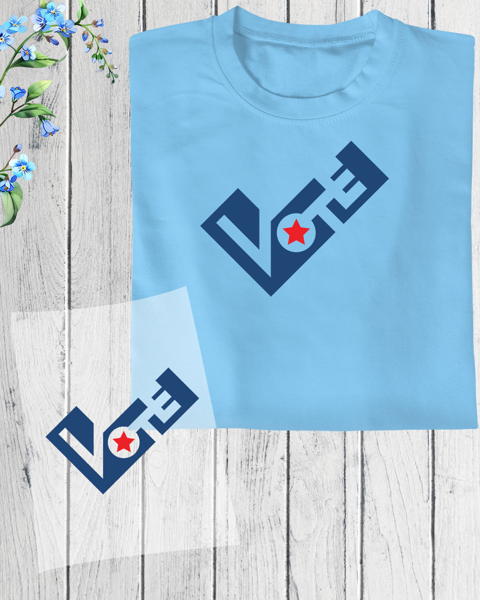 Vote Icon DTF Transfer Film