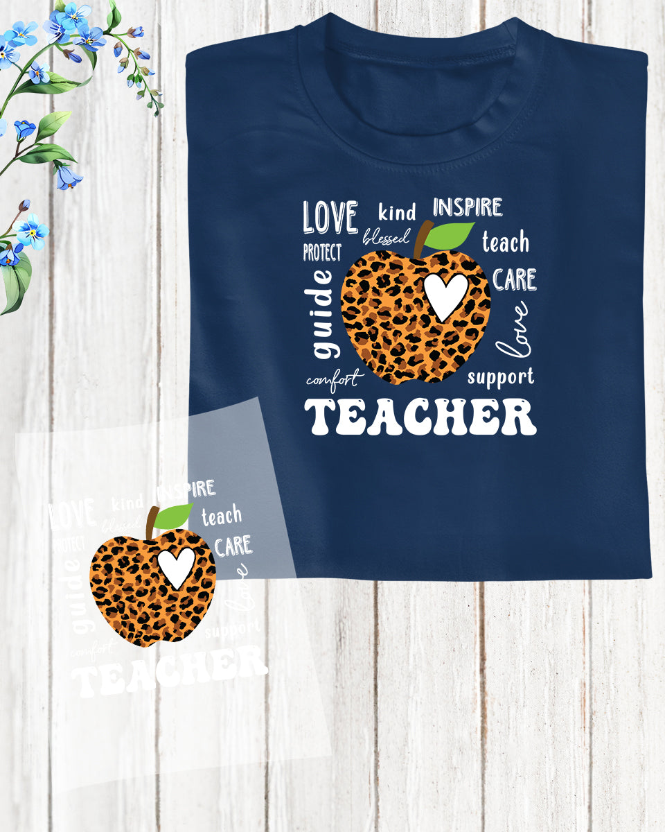 Teacher Love Inspire DTF Transfer Film