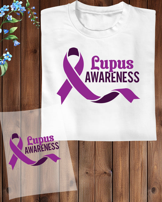 Lupus Awareness DTF Transfer Film