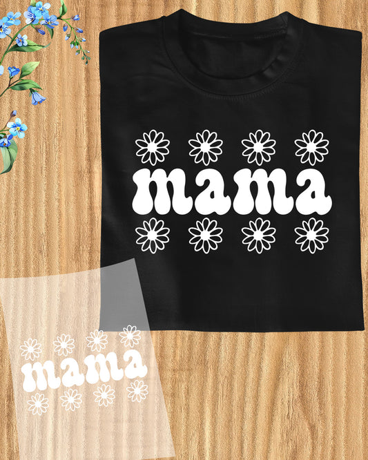 Mama Daisy Flower DTF Transfer Ready To Press