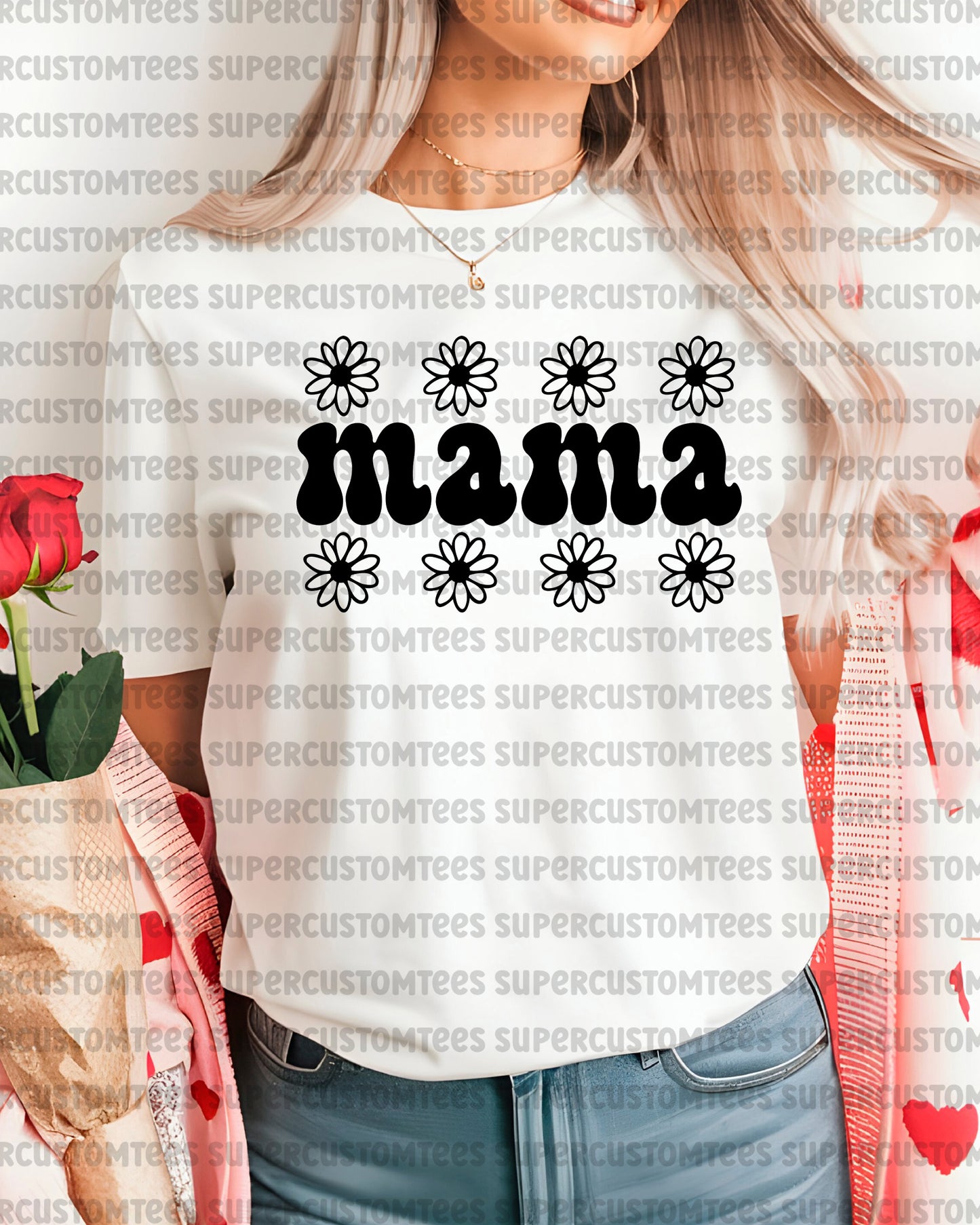 Mama Mother’s Day Heat Transfer for Shirts