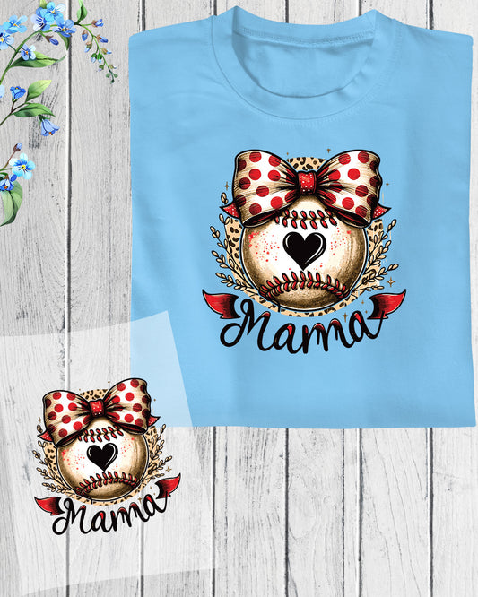 Baseball Mama DTF Transfer Film