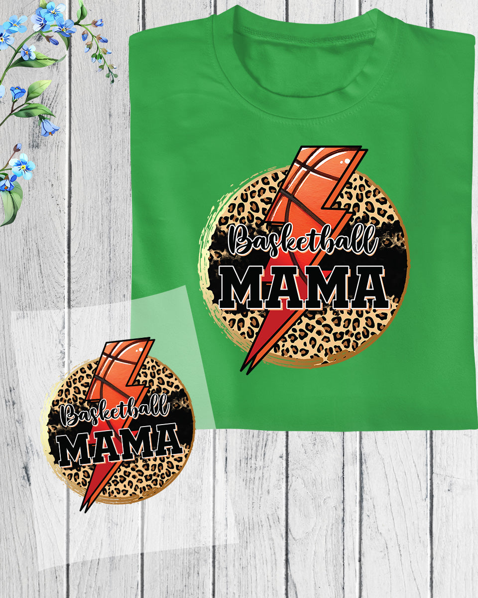 Leopard Basketball Mama DTF Transfer Film