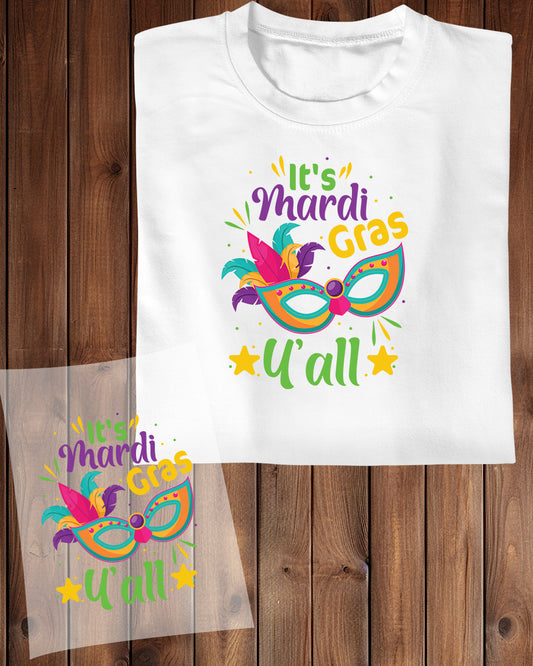 Mardi Grass Colorful Graphic DTF Transfer Film (Copy)