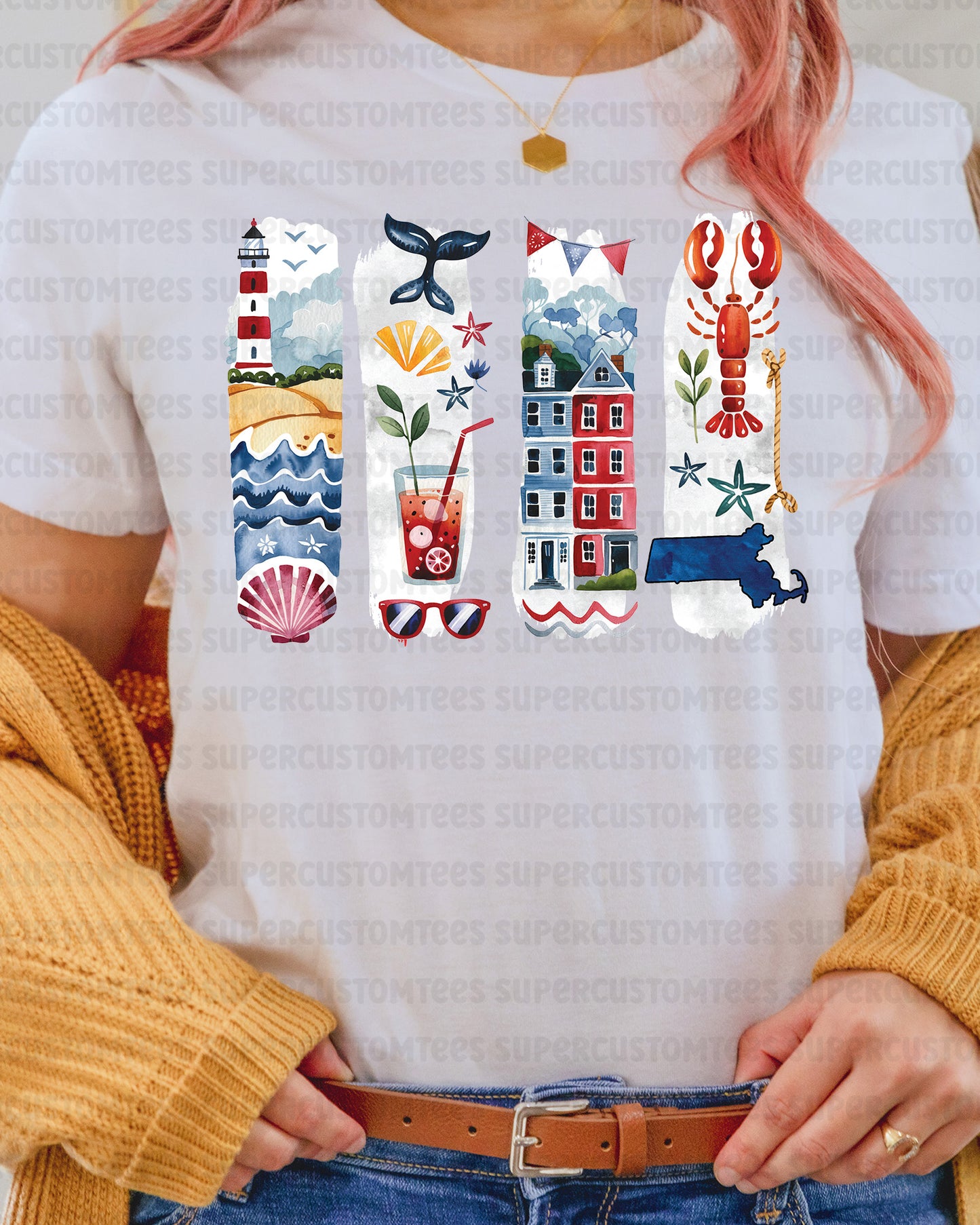 Massachusetts DTF Heat Transfer Ready to Press