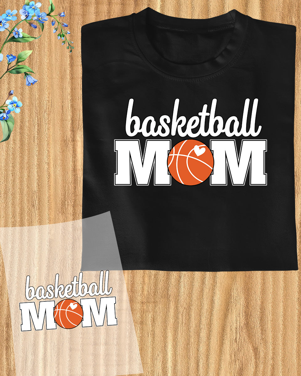 Retro Basketball Mom DTF Transfer Film