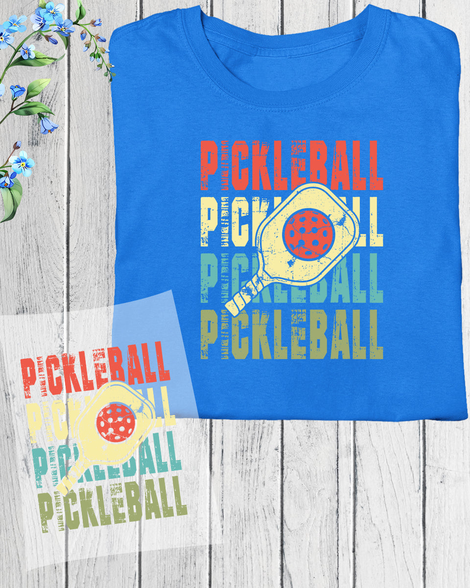 Pickleball Trendy DTF Transfer Film