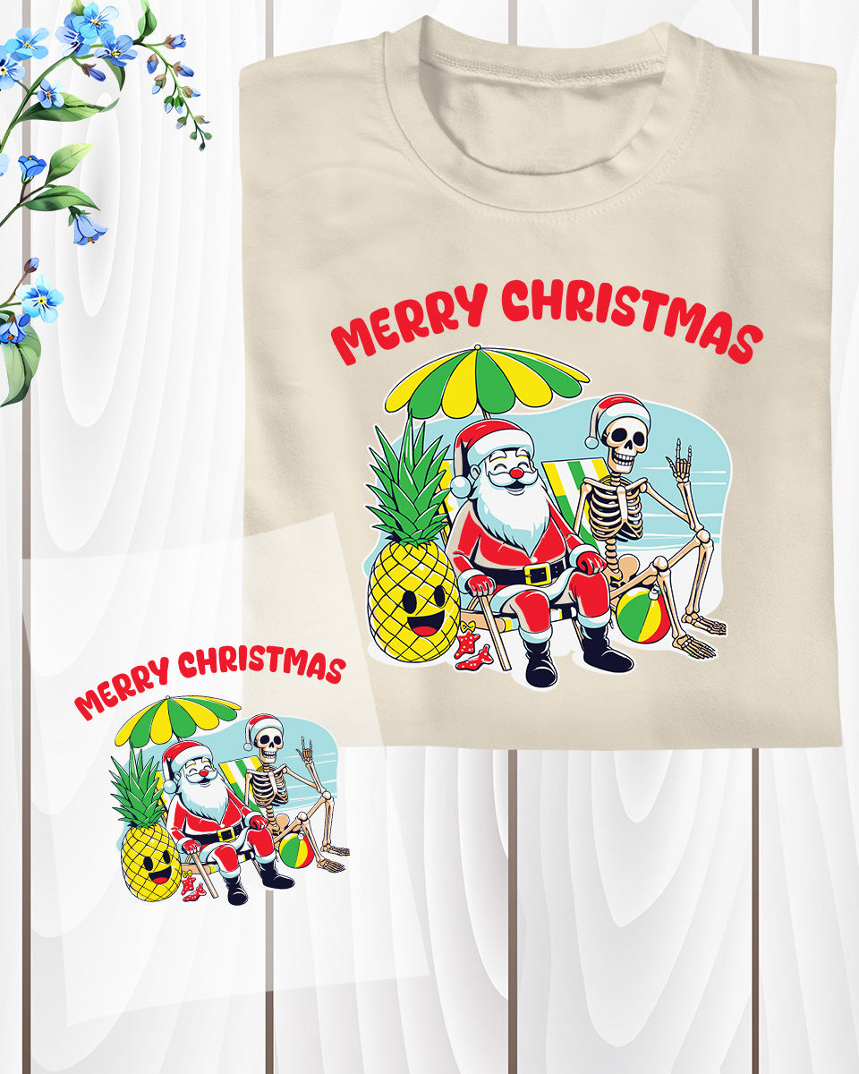 Merry Christmas in July DTF Transfer