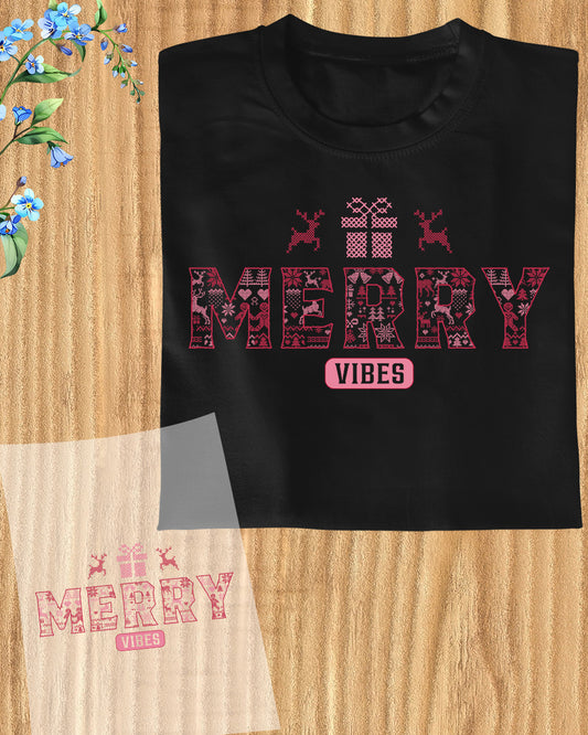 Merry Nurse Vibes DTF Transfer Film