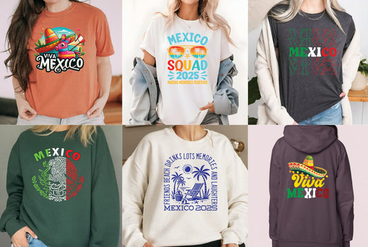 Mexico DTF Transfers Ready to Press