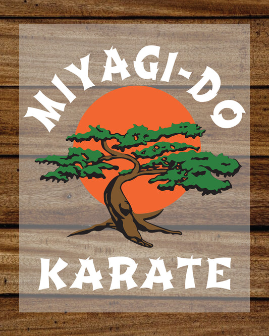 Miyagi Do Karate DTF Transfers Ready To Press