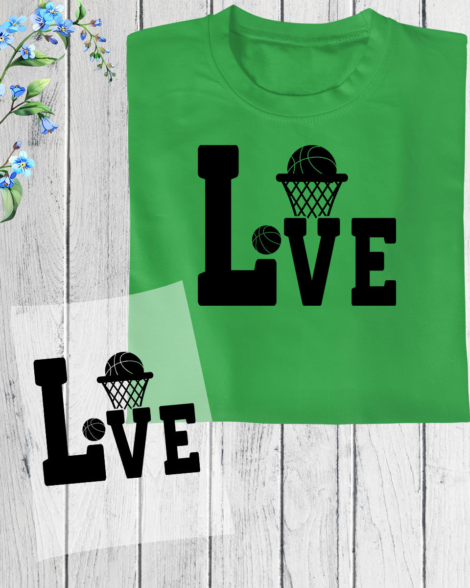 Live Basketball DTF Transfer Film