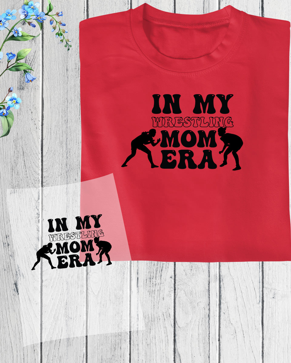 Wrestling Mom Era Groovy DTF Transfer Film