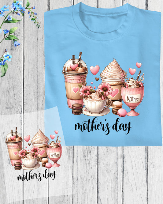 Mother’s Day Coffee Cups DTF Transfer