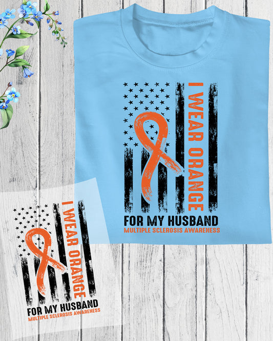 Multiple Sclerosis DTF Transfer Ready to Press