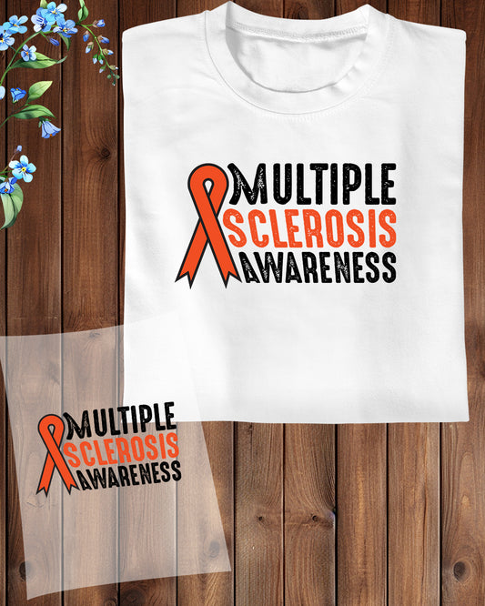 Multiple Sclerosis Awareness DTF Transfer Film