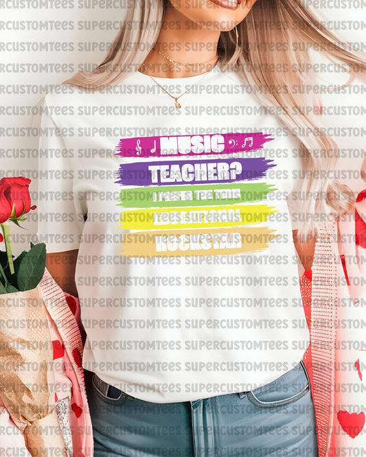 Music Teacher Appreciation Gifts DTF Transfer