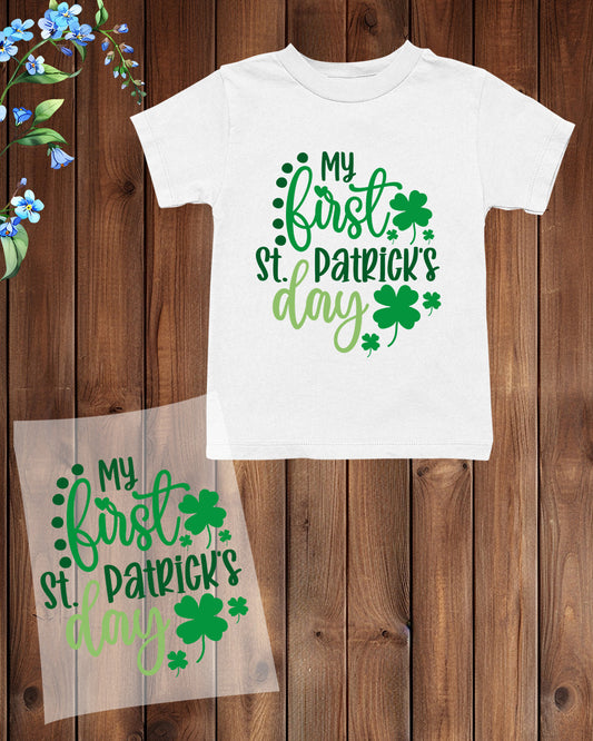 My First St Patrick's Day DTF Transfer Film