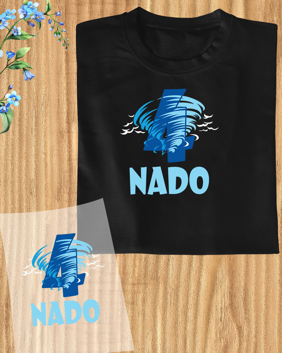 4 Nado Birthday DTF Transfer Film