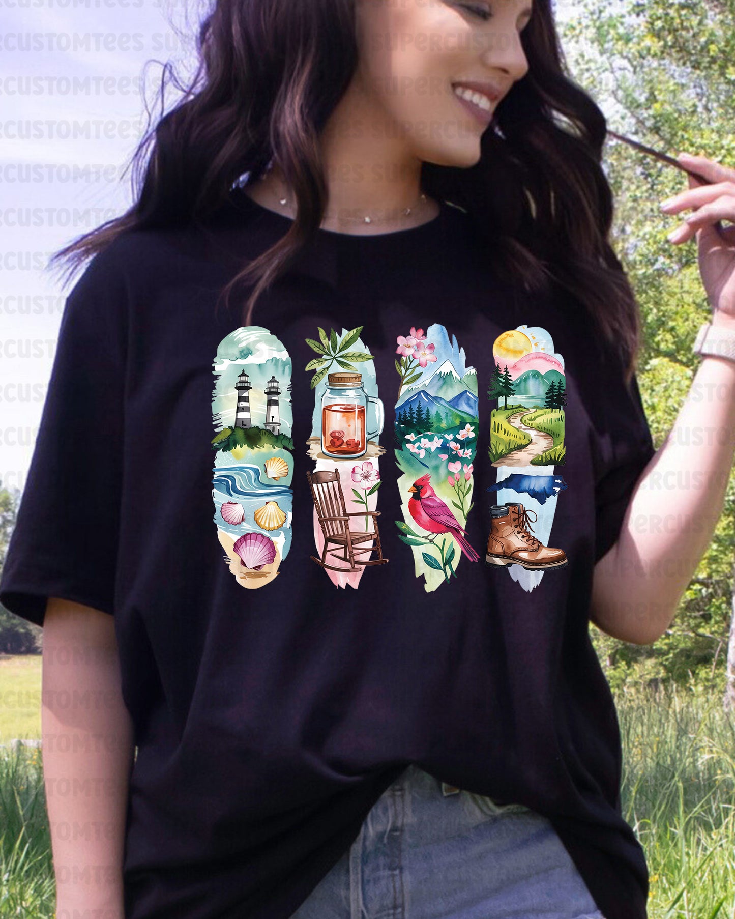 North Carolina DTF Heat Transfer Ready to Press