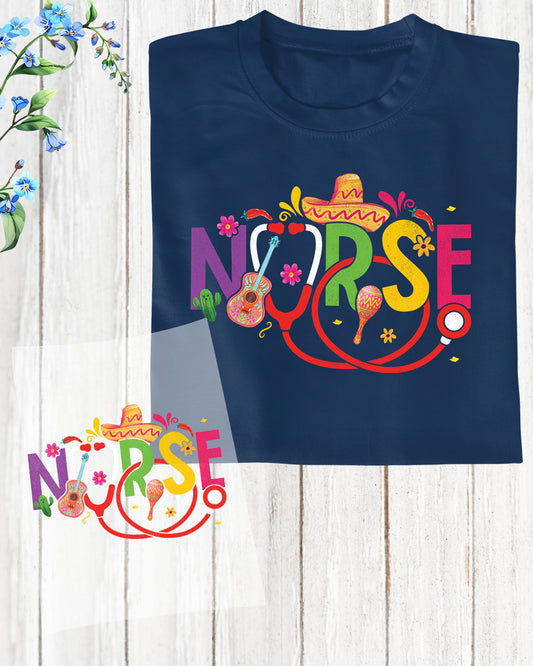 Nurse Cinco De Mayo Heat Transfer for Shirts
