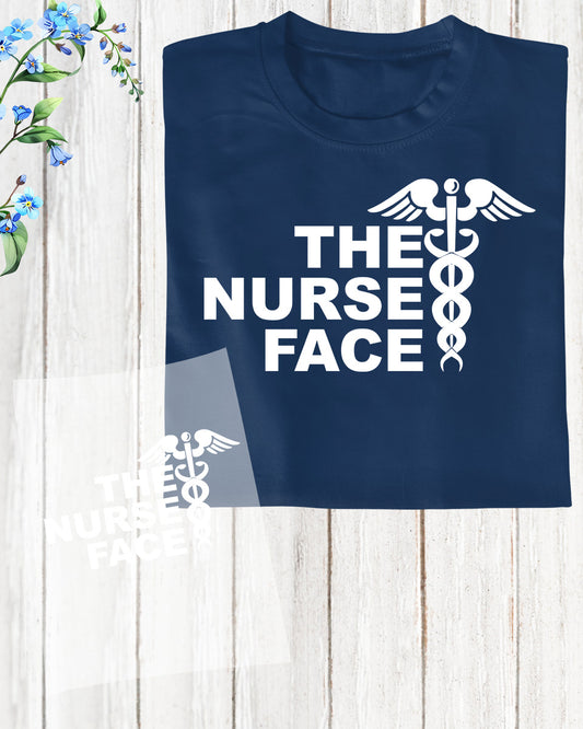 Nurse Face Heat Transfer for Shirts